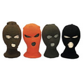 Black 3-Hole Acrylic Face Mask
